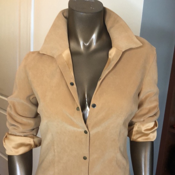 ⭐️Part of 3 for $30 ⭐️ Chadwicks Suede Look Dress Sz. 6 - Picture 3 of 8